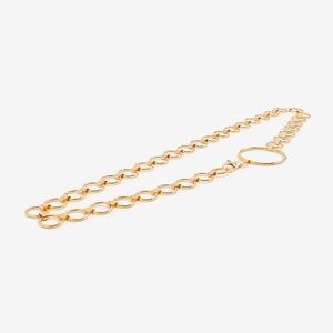 Ardene Gold Metal Loop Belt